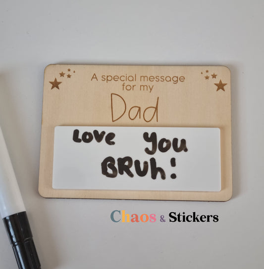 Special Note for Dad
