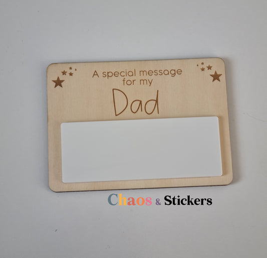 Special Note for Dad