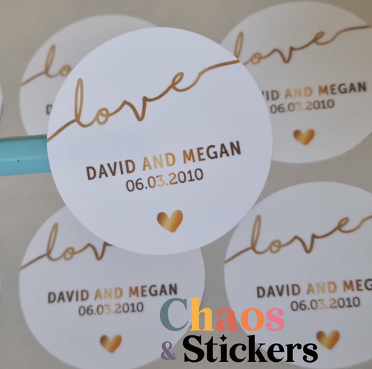 Weddings – Chaos and Stickers