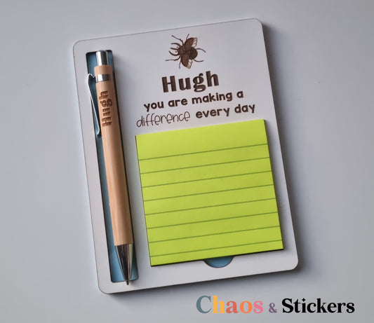 Pen and Sticky Note Holder