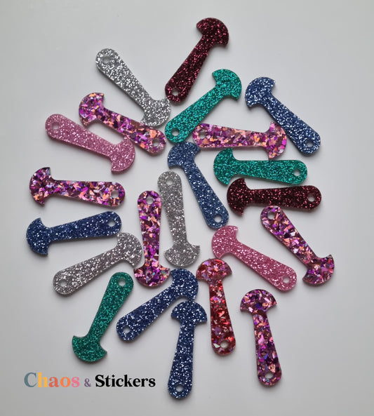 Glitter Trolley Keys