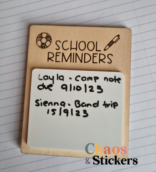 School Reminders