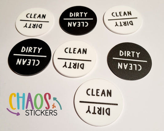 Clean & Dirty Dishwasher Magnets