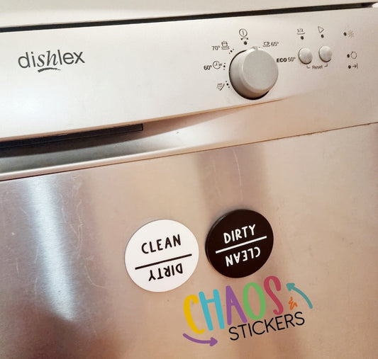 Clean & Dirty Dishwasher Magnets